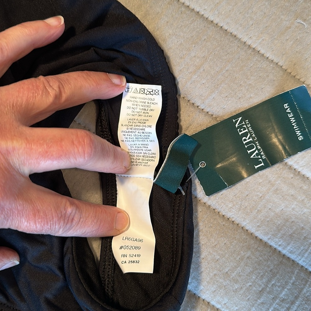 Ralph Lauren Classic Black Swimwear Bottom - Picture 5 of 11